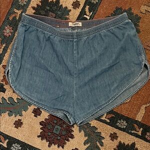 TNA Blue Women's Denim Shorts - Sz. XL